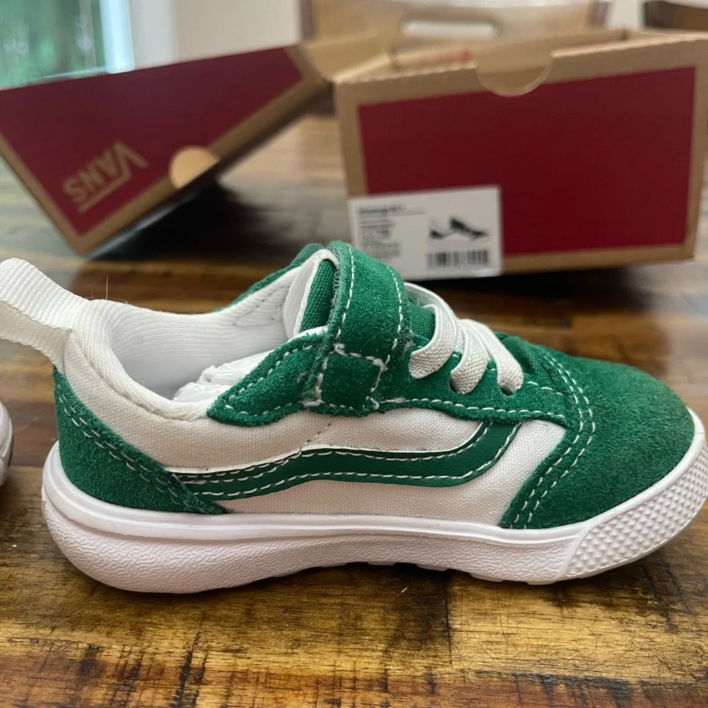 Vans Green Kids Shoes - Picture 3 of 7